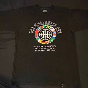 Used HUF Worldwide International Short Sleeve Tee